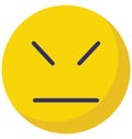 angry, rage Vector Isolated Icon which can easily modify or edit