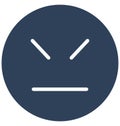 angry, rage Vector Isolated Icon which can easily modify or edit