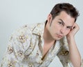 Angry And Sad Young Man Royalty Free Stock Photo