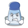 Angry salt character cartoon style