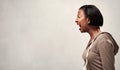 Angry screaming african american woman Royalty Free Stock Photo