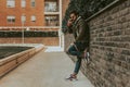 Angry, stylish man talking on the phone Royalty Free Stock Photo