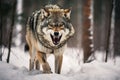 Angry Wolf Royalty Free Stock Photo