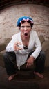 Angry woman Royalty Free Stock Photo