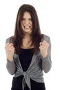 Angry Woman Royalty Free Stock Photo