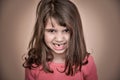 Angry young girl Royalty Free Stock Photo