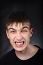 Angry Young Man Royalty Free Stock Photo