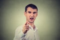 Angry young man Royalty Free Stock Photo