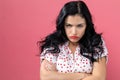 Angry young woman Royalty Free Stock Photo