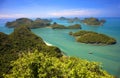 Angthong marine park in Thailand Royalty Free Stock Photo