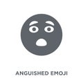 Anguished emoji icon from Emoji collection.