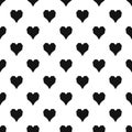 Angular heart pattern seamless vector