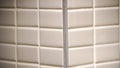 Angular view of a kitchen tile background