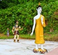 Angulimala chases Buddha
