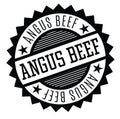 Angus beef rubber stamp