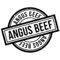 Angus Beef rubber stamp