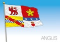 Angus ensign flag, United Kingdom, vector illustration