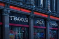 Angus Steakhouse restaurant in city of London, UK