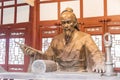 Hua Tuo Statue at Huazu Temple. a famous historic site in Bozhou, Anhui, China.