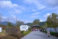 Entrance to Hongcun Village, UNESCO World Heritage Site, in Huangshan City. Royalty Free Stock Photo