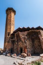 Ani Armenian Ruins view outside of Kars in Turkey Royalty Free Stock Photo