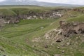 Ani Armenian Town Caves Royalty Free Stock Photo