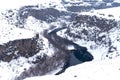 Ani. Armenian capital in the past. Arpa River or Arpa Cayi, border river to Armenia, Eastern Anatolia Region, Anatolia, Turkey