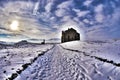 Ani Ruins Winter HDR (4 Season) Royalty Free Stock Photo