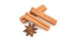 Anice and cinnamon Royalty Free Stock Photo