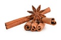 Anice and cinnamon Royalty Free Stock Photo