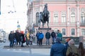 Anichkov bridge. Nevsky prospect