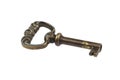 Anicient Key on White Royalty Free Stock Photo