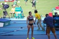 Anicka Newell, Canadian athlete competing in the pole vault Royalty Free Stock Photo