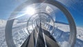 anilio ski center lift snow in metsovo perfecture greece