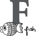 Animal alphabet F (fish)