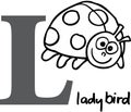 Animal alphabet L (ladybird)