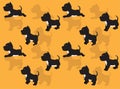 Animal Animation Sequence Dog Running Cane Corso Cartoon Vector Seamless Wallpaper