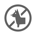 Animal, avoid icon. Gray vector graphics