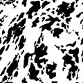 Animal background. Cow Hide, Holstein cattle texture. Mammals Fur. Print skin. Predator Camouflage. Printable Vector Royalty Free Stock Photo