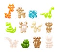 Animal balloons toys set cartoon for kids