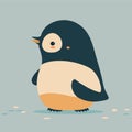 animal bird cute common penguin