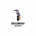 Animal bird logo vector graphic design Royalty Free Stock Photo