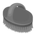 Animal brush.Pet shop single icon in black style vector symbol stock illustration web.