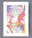 Animal butterflies spring mood wall art print