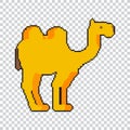 Animal camel pixel art png format