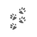 animal care logo design hug dog cat vector isolated icon element Royalty Free Stock Photo