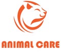 Animal Care Logo Vector File With An Animal Head Royalty Free Stock Photo