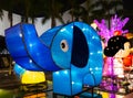Animal cartoon lantern exhibited in Hong Kong
