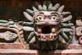 Animal Carved At An Old Aztec Temple In Mexico