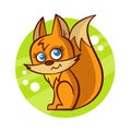 Animal Cute Squirrel Sticker